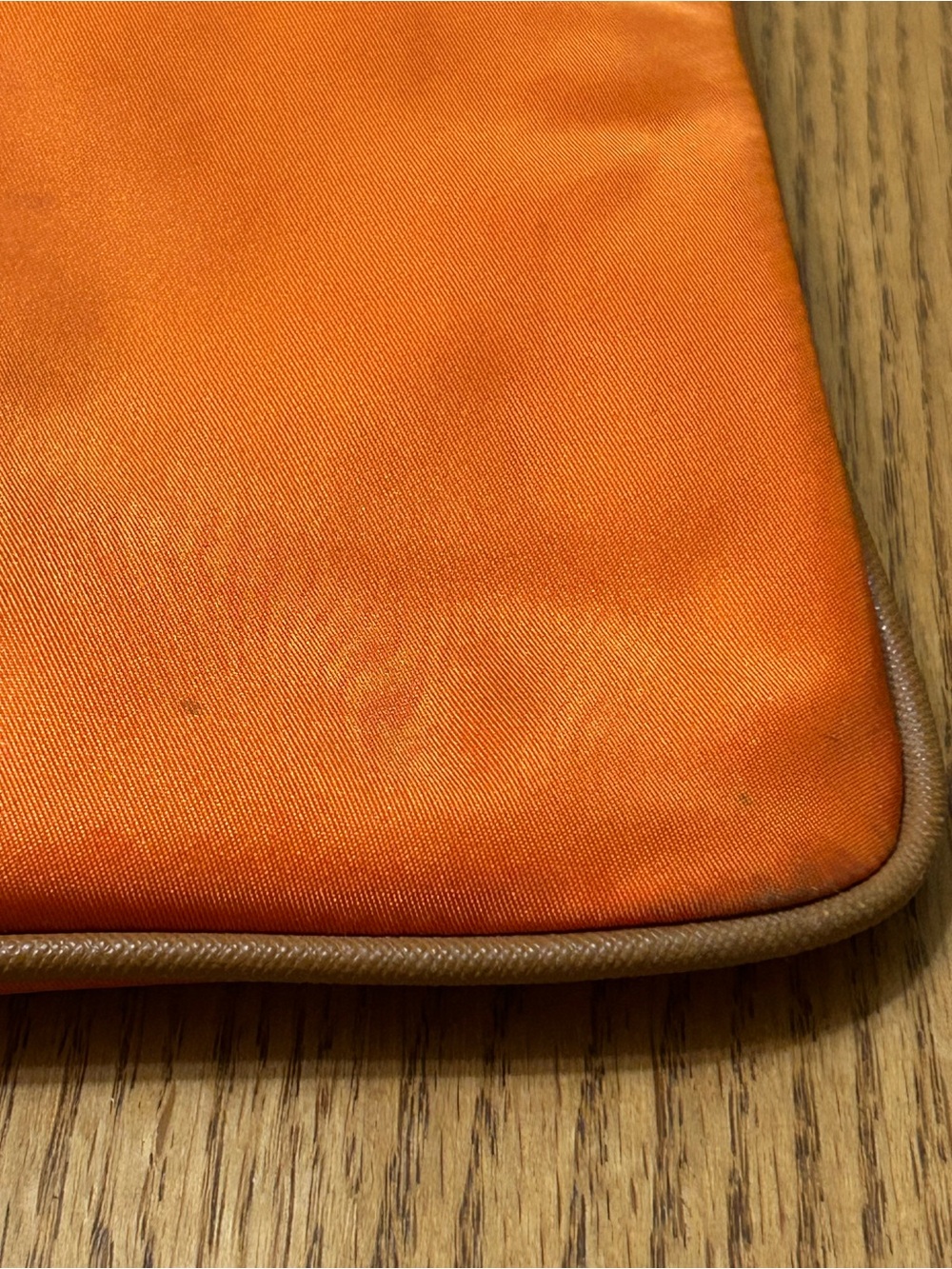 Michael Kors Orange Crossbody Messenger with Leather Trim - Picture 9 of 14